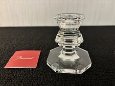 3 bougeoirs modèle Régence ? en cristal de Baccarat (prix à la pièce)