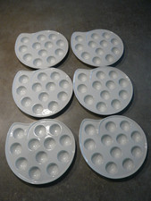 6 ASSIETTES  A ESCARGOTS -