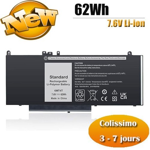 Batterie 6mt4t pour - batterie, dell