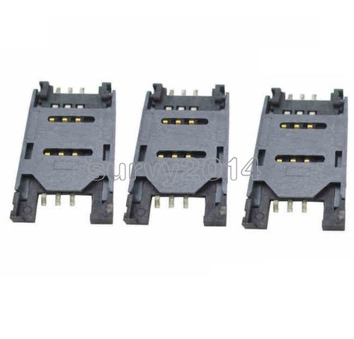 5pcs clamshell sim card socket - card,