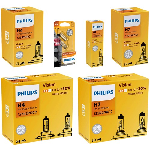 Philips vision h7 w5w - philips, h1