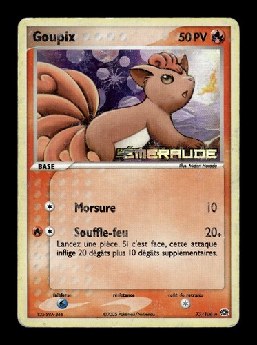 Carte pokémon goupix - carte,