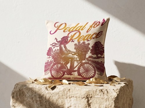 Coussin peace and love housse - love,,
