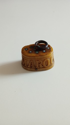 Ancienne tabatiere corne - tabatiere,