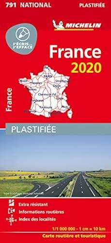 Carte france plastifiee - france,