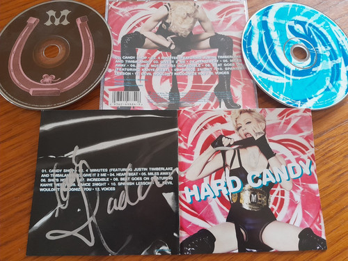 Madonna autograph hard - autograph, cd