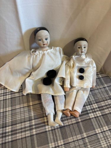 Lot poupées pierrot en - 2,