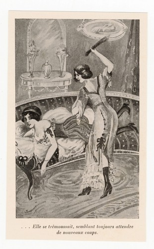Gravure bernard fouet spanking - gravure,