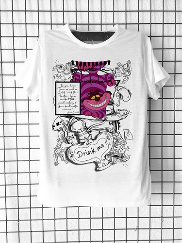 Tee shirt alice - tee-shirt, des