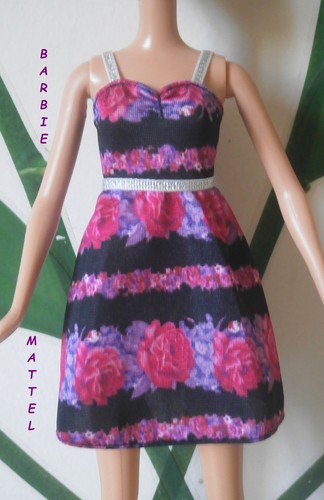 Robe poupee barbie mattel - robe,