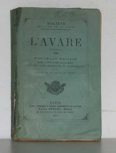 Avare molière etat - molière,