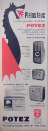 Publicité potez poêle - publicitÉ,