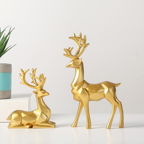 Résine cerf figurine - cerf,