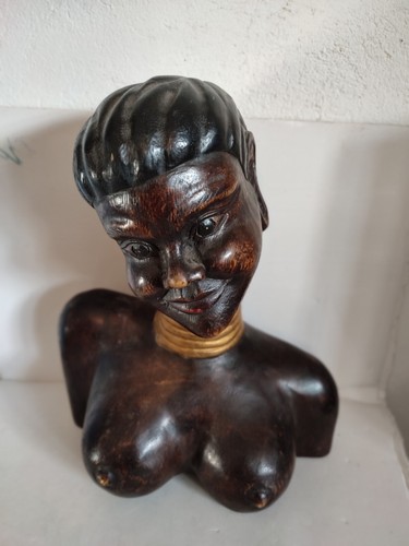 Ancien pied lampe - pied, sculpture