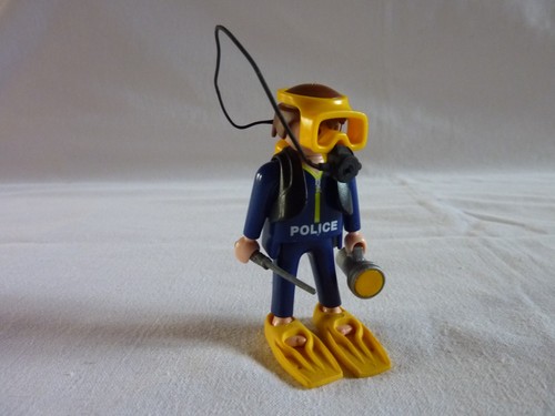 Playmobil personnage plongeur - personnage,
