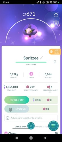 Spritzee shiny fluvetin - shiny,