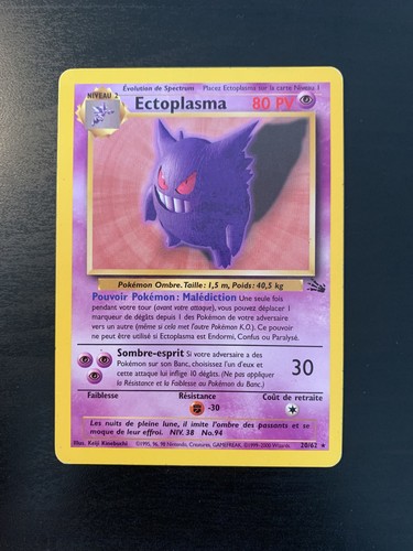 Carte pokémon ectoplasma - pokémon, :