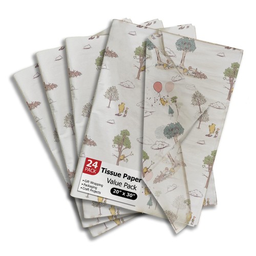 Pooh bear printed tissue - pooh, paper