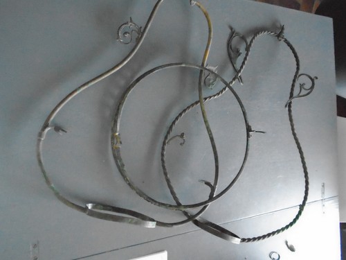Deux supports lustres - supports, de