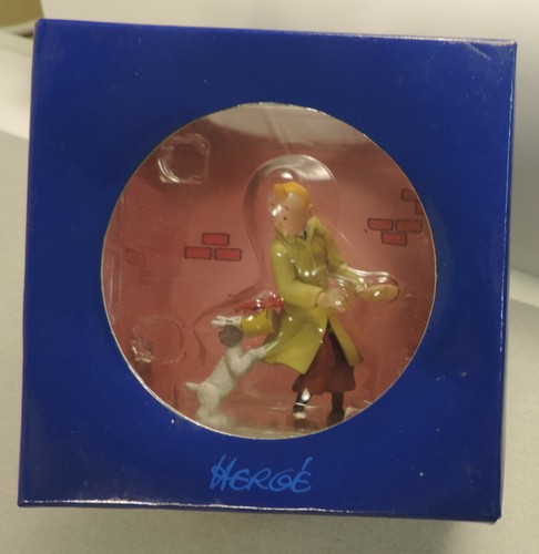 Herge tintin scene pvc - pvc, milou