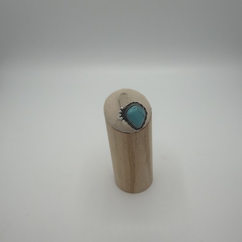 Bague argentée cabochon - bague,