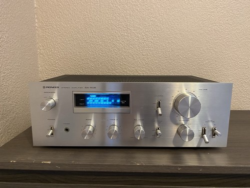 Pioneer 508 amplifier - pioneer, blue