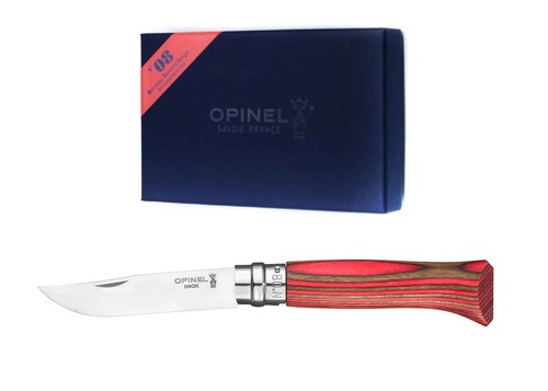 Opinel bouleau rouge - opinel, n°8