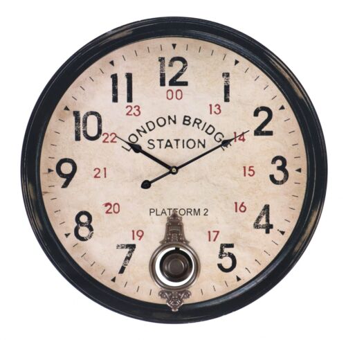 Horloge murale ronde - horloge,