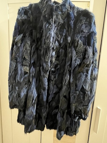 Manteau vraie fourrure - manteau,