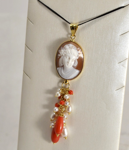 Pendentif ciondolo jaune - ciondolo, en