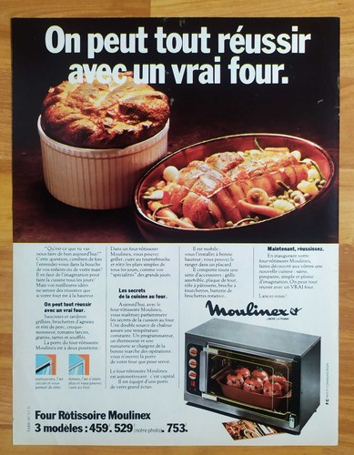 Publicité papier four - -,