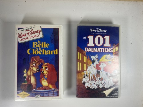 Lot vhs disney la - 2, belle
