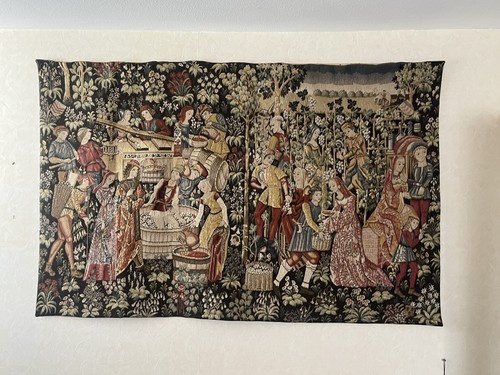 Tapis murale les vendanges - les,