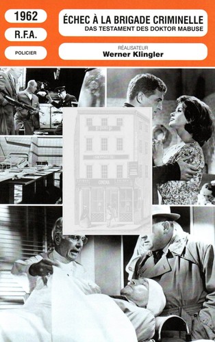Fiche cinéma werner klinger - cinéma,