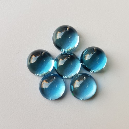 Topaze bleu suisse rond - bleu,
