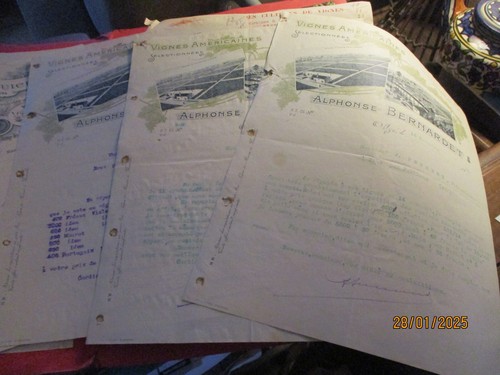 Ancienne facture 1911 - ancienne,