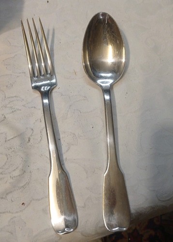 Fourchette cuillère en - et,