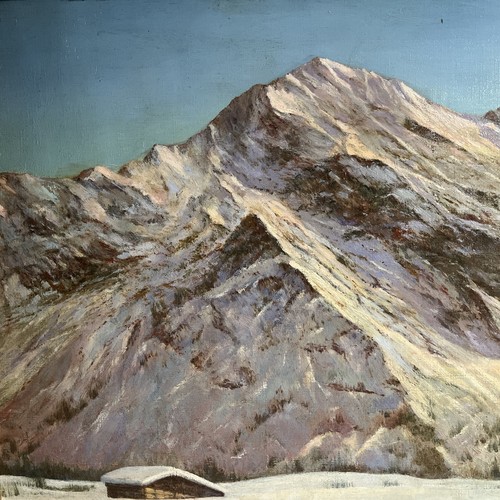 Huile sur toile ancienne