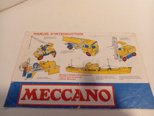 Meccano manuel - meccano,