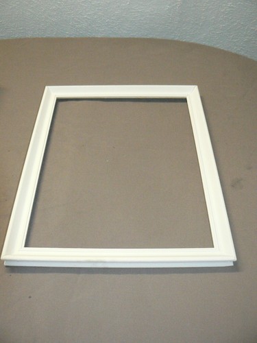 Encadrement bois peint blanc - peint,