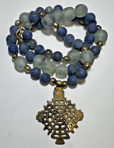 Collier vintage verre - vintage, en