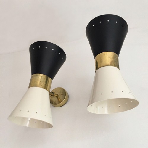 Paire appliques diabolo - d'appliques,