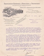 75 PARIS service LA TAXE 1913