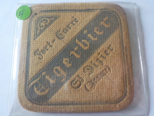 Sous bock ancien avant guerre - avant,