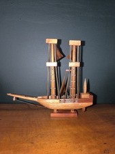 Maquette De Bateau En Bois Marin Déco Vintage