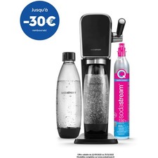 Machine à soda SODASTREAM ART Noire Pack Lave-Vaisselle