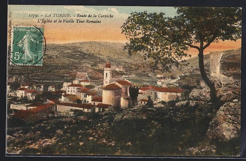 Cpa turbie église et - cpa,