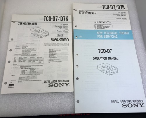 Sony tcd d7k original - tcd-d7/d7k,