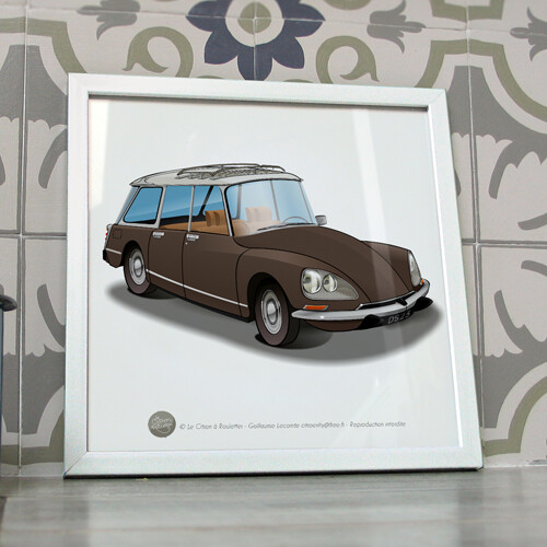 Poster citroën break - poster,