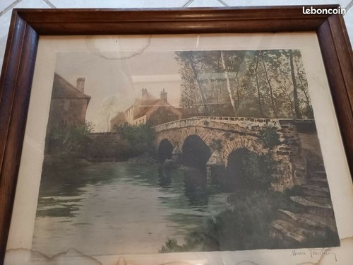 Grand tableau 70x85 signe - tableau,